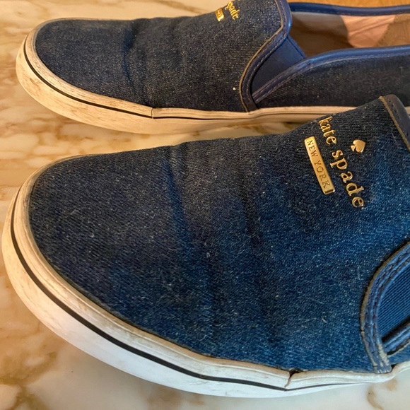 Kate Spade Sylist Denim Slip-On Sneakers - Picture 2 of 6